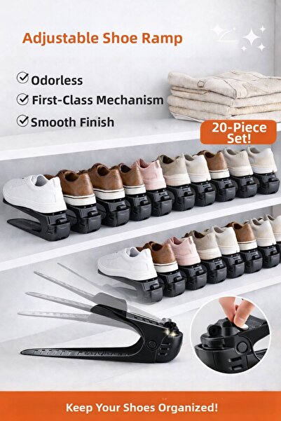 Funny Life منحدر أحذية قابل للتعديل من 20 إلى 22 درجة - 1. منظم منظم للأشياء ...