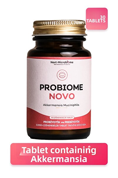 Next Microbiome Probiome-Novo Chewable Tablets Containing Akkermansia Mucinip...