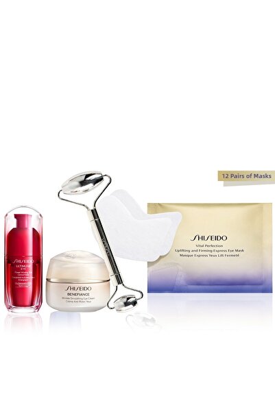 Shiseido كريم هيدراليفت المضاد للتجاعيد للعين، قناع العين المضاد للتجاعيد، مج...