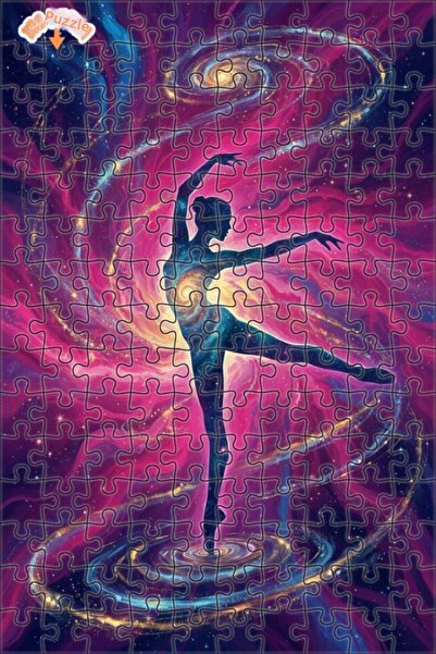 Esranın Dünyası لغز خشبي من مزدوج الطبقات إطارًا بتصميم راقصة عالمية بمظهر ال...