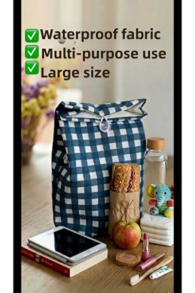 Handmade Organizator multifuncțional pliabil impermeabil în geantă – Prânz, C...