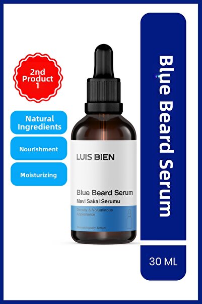 Luis Bien سيروم اللحية الأزرق 30 مل - سيروم العناية باللحية ذو التأثير المكثف...