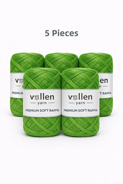 vollen yarn Pachet de 5 bucăți de ață moale premium din rafie |   Hârtie de p...