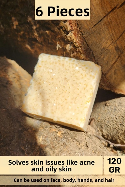 Carlburn # صابون عشبي 100% طبيعي برائحة جميلة لليدين والوجه والشعر والجسم، صا...