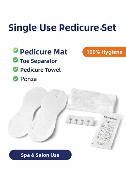 GROVİNG HAİR مجموعة باديكير للاستخدام مرة واحدة، مجموعة سبا صحية، نعال باديكي...