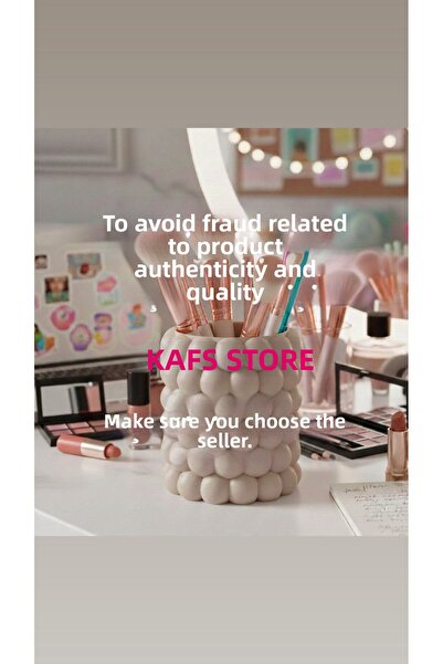 Kafs Store Bubble Makeup Brush Holder and Pen Holder - Aesthetic Tabletop Org...