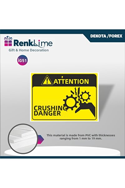 renklime Warning Sign - Risk of Getting Stuck