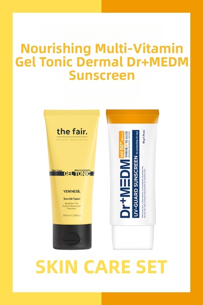 the fair. المعرض. جل منشط متعدد الفيتامينات 100 مل وDr+MEDM SPF50/PA++++ UV 5...
