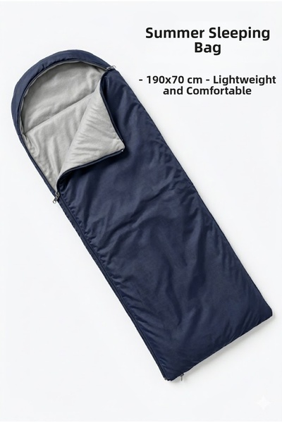 sonx Sac de dormit YAZLIK pentru camping 190x70 cm ușor Sac de dormit pentru ...