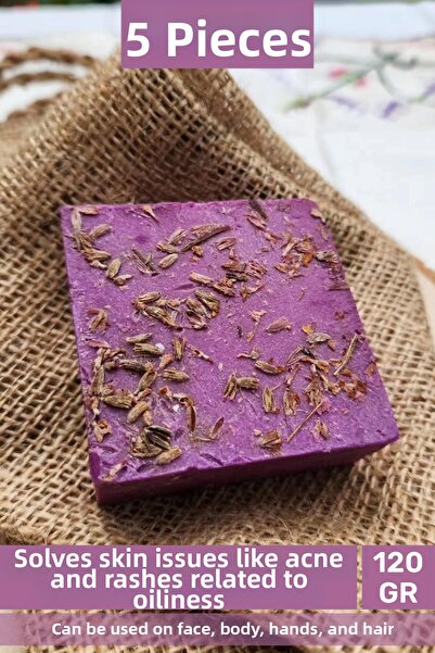 Carlburn # صابون طبيعي 100% برائحة جميلة للشعر والوجه والجسم، صابون اللافندر ...