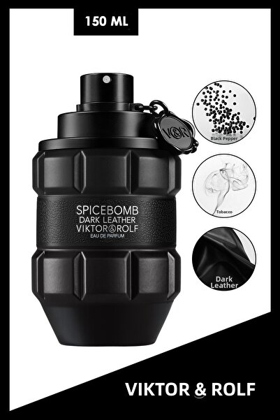Viktor&Rolf عطر سبايس بومب أو دو بارفان 150 مل - عطر رجالي، جلد أسود 36142741...