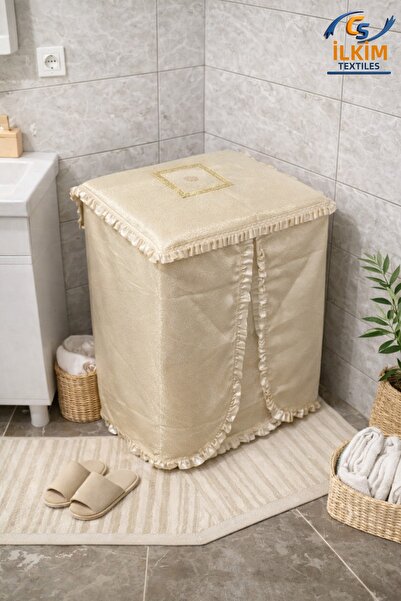 cs ilkim Κάλυμμα πλυντηρίου ρούχων Modern Lüx Με γκλίτερ (Νέο Μοντέλο)