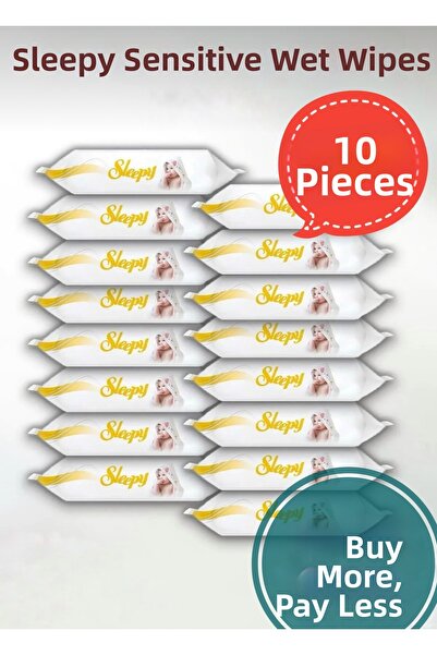 Sleepy Extra Wet Baby Towel 10 Pieces 10X25 250 Sheets
