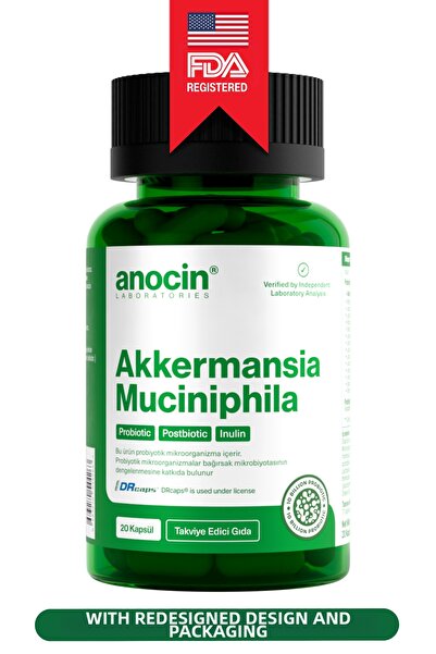 anocin Akkermansia Muciniphila Probiotic - مرفق بريبيوتيك وبوستبيوتيك، يتضمن ...