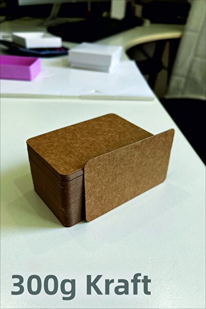 Spacepiks 100 قطعة من بطاقات العمل الفارغة كرافت أوفال غير مطبوع 350 جرام مقا...