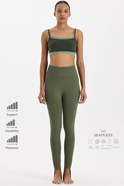 COMEUP Κολάν Füzo εφέ σύσφιξης Σκούρο Φύλλο Πράσινο