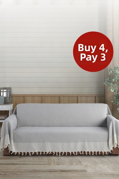 Lux Touch حفاضات بولدان عضوية رمادية تغطي الأذرع، غطاء مقعد بورجاما كبير الحج...