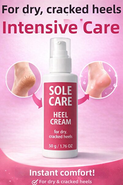 solecare heel cream كريم العناية بالقدمين كريم تشققات الكعب 2.5 أونصة 70 جرام