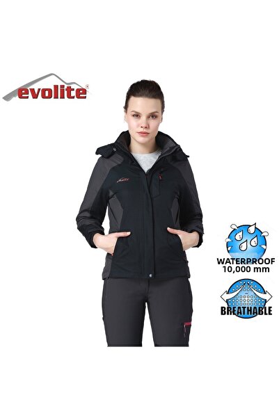 Evolite Diva Women's 3in1 Grey/Black Coat