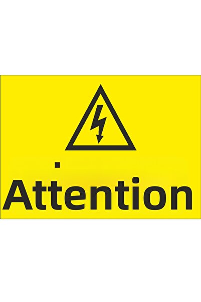 Sendegelal 21X30 cm Composite Occupational Safety Warning Sign – Caution, Pro...