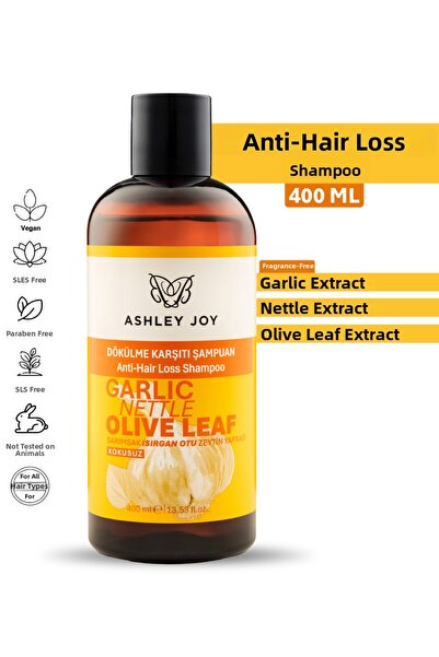 ASHLEY JOY Garlic & Nettle Anti-Hair Loss, Strengthening Shampoo, Hair Growth...