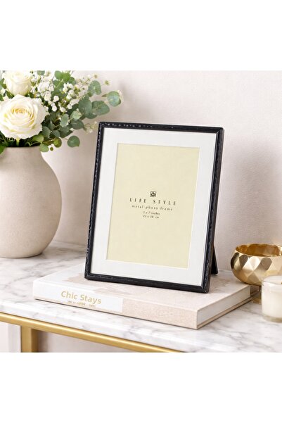 esdekor إطار صور معدني أسود من ماي هوم مور مقاس 13×18 سم، قطعة واحدة، هدية تز...