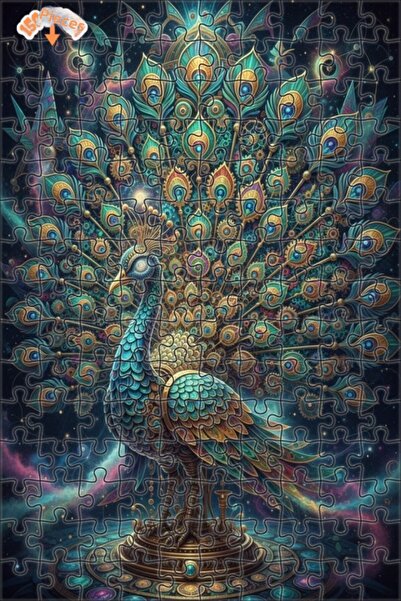 Esranın Dünyası لغز فلكي غامض يشبه لوحة زيتية، لغز خشبي مكون من مزدوج الطبقات...