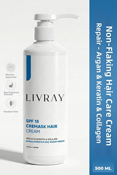 Livray كريم العناية بالشعر غير القابل للغسل من إنتربيك (500 مل)