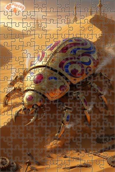 Esranın Dünyası لغز خشبي من مزدوج الطبقات إطارًا من سلسلة ستيم ميكانيكال إنسي...
