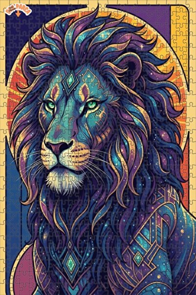 Esranın Dünyası لغز خشبي من ليجنز منقوش للرسم الخطي الملون، مزدوج الطبقات إطا...