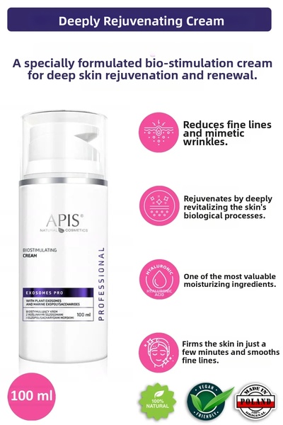 Apis Natural Cosmetics كريم تحفيز حيوي مضاد للشيخوخة EXOSOMES PRO 100 مل