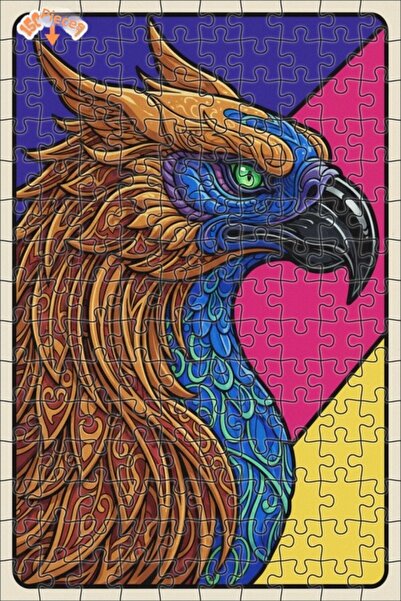 Esranın Dünyası ميستيك غريفين آرت وركس مزدوج الطبقات بازل خشبي مؤطر 150 قطعة ...