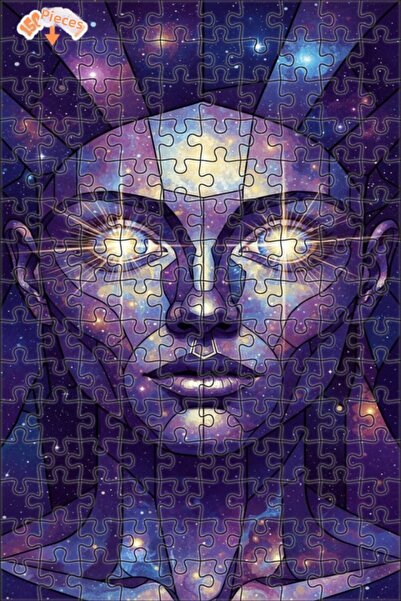 Esranın Dünyası Universal Face Double Layer Framed Wooden Puzzle 150 Pieces 2...
