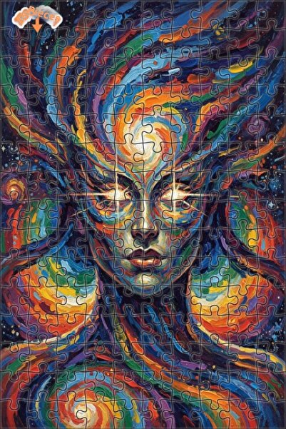 Esranın Dünyası Universal Face Oil Painting Lookalike Modern Art Wooden Puzzl...