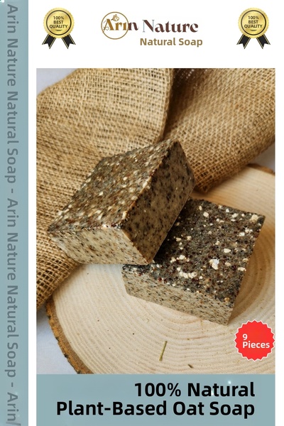 Carlburn # صابون عشبة الشيح الطبيعي ذو الرائحة الجميلة للوجه والشعر والجسم، ص...