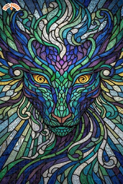 Esranın Dünyası لغز خشبي لفن الفسيفساء للحياة البرية السحرية مزدوج الطبقات إط...