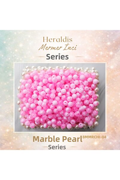 HERALDİS خرز لؤلؤي بلاستيكي 8 مم 100 قطعة 8MMRCHI-04