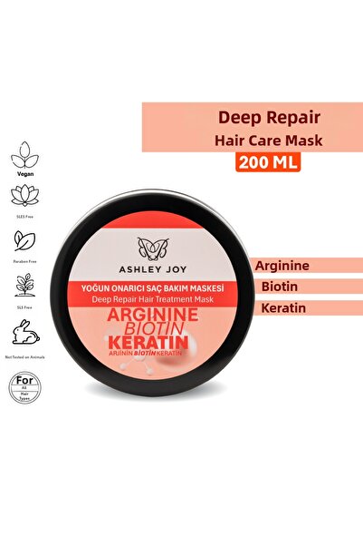 ASHLEY JOY 200 مل مغذي خاص للشعر التالف - قناع العناية المكثف لاستعادة الشعر