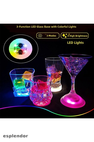 esplendor Lighted Adhesive Under-Cup Light with Led, 3 Modes