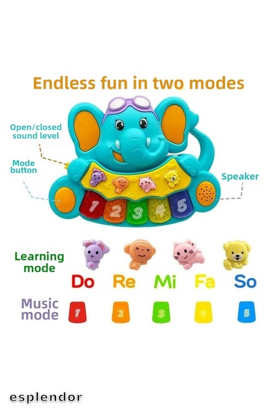 esplendor فيل مينيبو مع البيانو مع الصوت والضوء