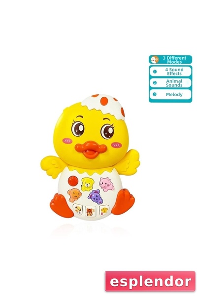 esplendor JLG-855-144A دمية البطة المضيئة والموسيقية -VRD