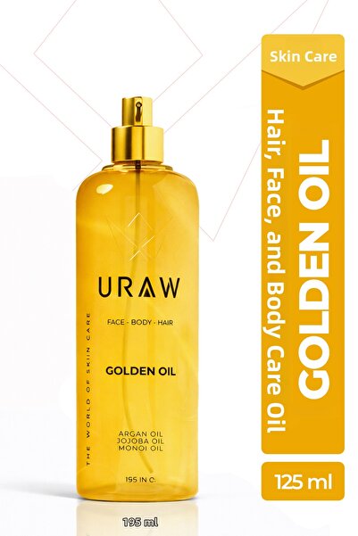 Uraw Golden Oil Herbal Oil Complex Intensive Moisture and Care Oil for Skin a...