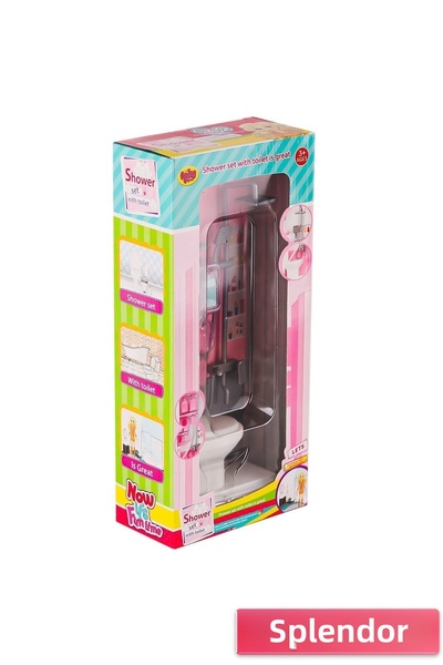 esplendor 02379 مجموعة لعب الحمام مع المرحاض -Oydaş Toy