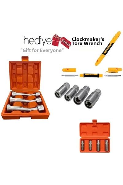 HAKTOR Rico Rico 7 Piece Set Stud Removal Socket 1/2 Injector Sensor Oxygen R...