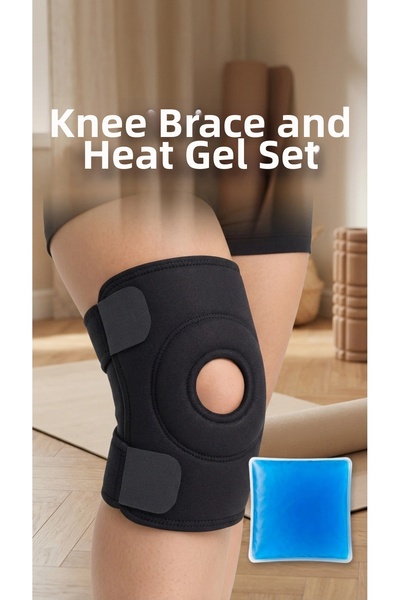 esplendor دعامة ركبة مع دعم من الجل الحراري لتخفيف آلام الرباط المتقاطع والغض...