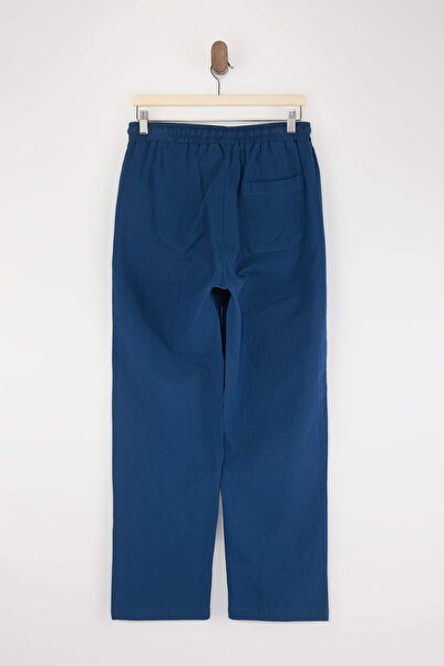 Trendyol Jeans Uomo Skinny Slim Fit - Vita Regolare, Blu, Cotone Ed Elastan (Taglia 32, Modello 1,90m)