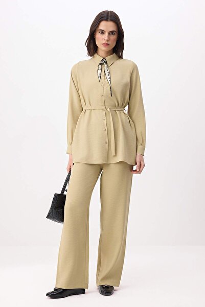 Trendyol Modest Χακί Κανονικό Ύφασμα Modal Απλής Ύφανσης Μαλακό Ύφασμα Tensel...