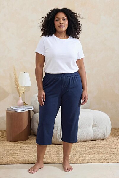 Trendyol Curve Multicolor imprimeu floral Pachet de bumbac pantaloni de pijam...