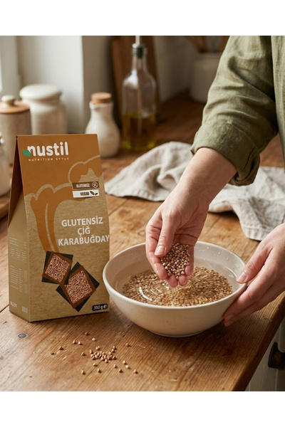 NUSTİL Glutensiz Çiğ Karabuğday 350g