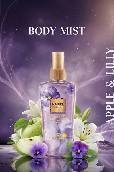 Sansiro Nature Fresh Kadın Vücut Spreyi Body Mist 150ml